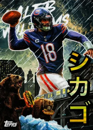 Caleb Williams 2025 Topps Chrome Kaiju Football #KAI-5