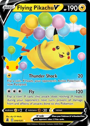 Flying Pikachu V Pokémon Celebrations #6 Holo