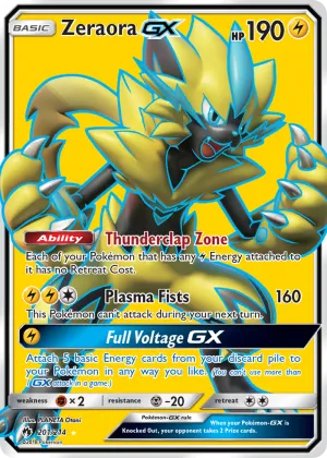 Zeraora-GX Pokémon Lost Thunder #201 Holo