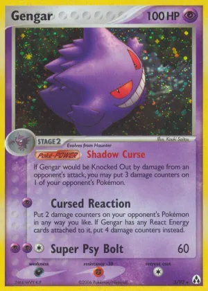Gengar Pokémon Legend Maker #5 Reverse Holo