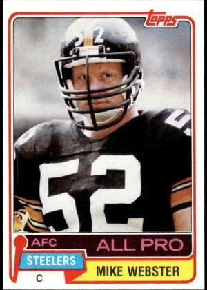 Mike Webster 1981 Topps Football #10
