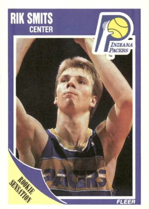Rik Smits 1989 Fleer Basketball #68