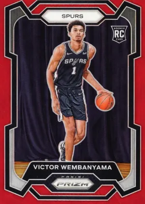 Victor Wembanyama 2023 Panini Prizm Basketball Red #136