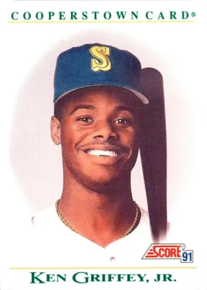 Ken Griffey Jr. 1991 Score Cooperstown Baseball #B3