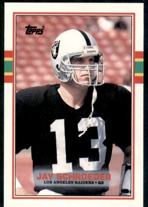 Jay Schroeder 1989 Topps Football #266