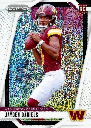 Jayden Daniels 2024 Panini Prizm Football White Sparkle #347