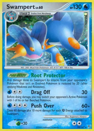 Swampert Pokémon Supreme Victors #12 Reverse Holo