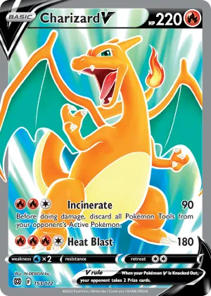 Charizard V Pokémon Brilliant Stars #153 Holo