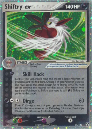 Shiftry ex Pokémon Power Keepers #97 Holo