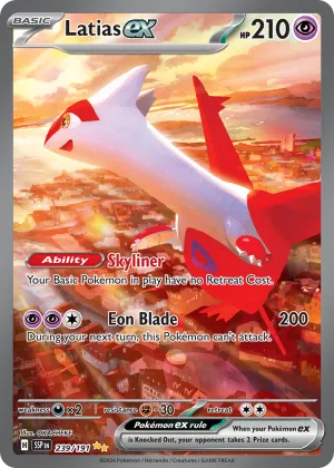 Latias ex Pokémon Surging Sparks #239 Holo