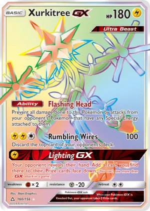 Xurkitree-GX Pokémon Ultra Prism #160 Holo
