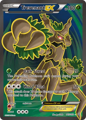 Trevenant-EX Pokémon Primal Clash #145 Holo