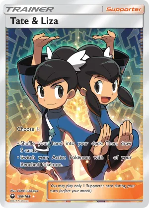 Tate & Liza Pokémon Celestial Storm #166 Holo