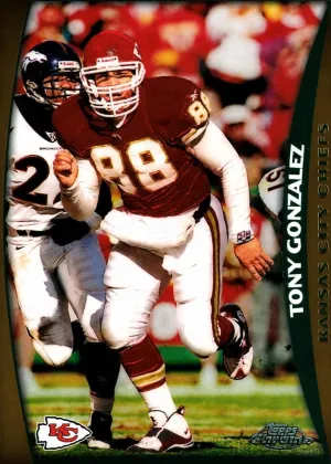 Tony Gonzalez 1998 Topps Chrome Football #70
