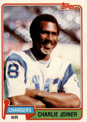 Charlie Joiner 1981 Topps Football #496