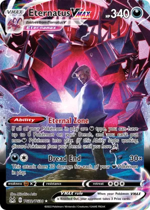 Eternatus VMAX Pokémon Lost Origin Trainer Gallery #TG22 Holo