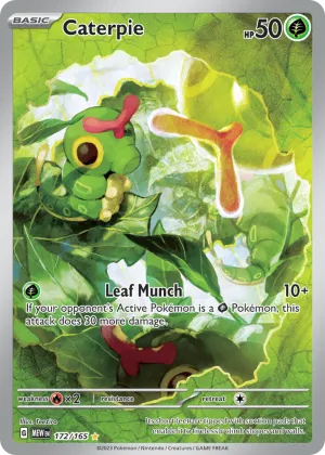 Caterpie Pokémon 151 #172 Holo