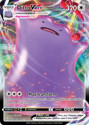 Ditto VMAX Pokémon Shining Fates #51 Holo