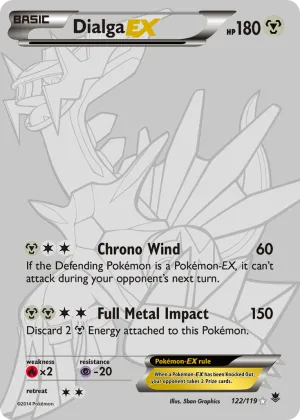 Dialga-EX Pokémon Phantom Forces #122 Holo