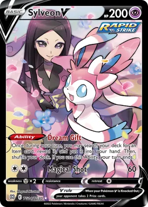 Sylveon V Pokémon Brilliant Stars Trainer Gallery #TG14 Holo