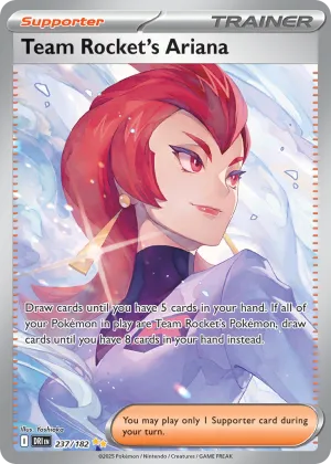 Team Rocket's Ariana Pokémon Destined Rivals #237 Holo