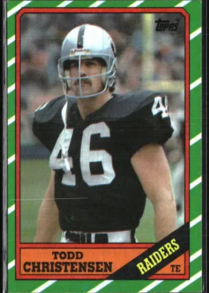 Todd Christensen 1986 Topps Football #64