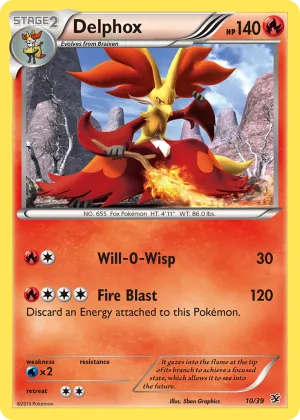 Delphox Pokémon Kalos Starter Set #10