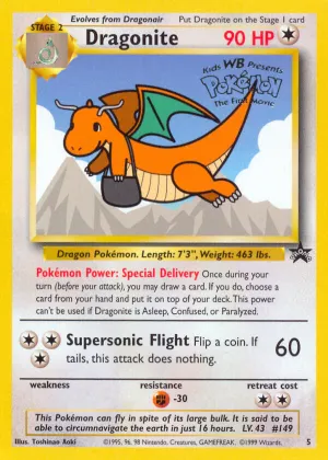 Dragonite Pokémon Wizards Black Star Promos #5