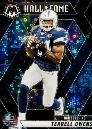 Terrell Owens 2025 Panini Mosaic Hall of Fame Football No Huddle Black #297