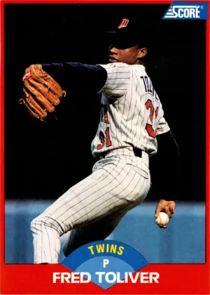 Fred Toliver 1989 Score Baseball #479