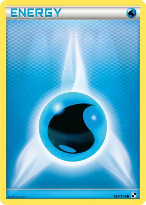 Water Energy Pokémon Black & White #107