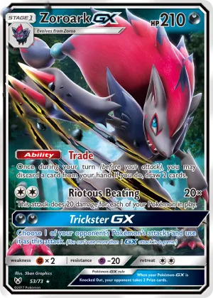 Zoroark-GX Pokémon Shining Legends #53 Holo