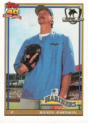Randy Johnson 1991 Topps Desert Shield Baseball #225