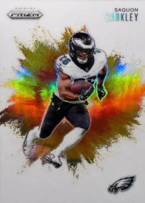 Saquon Barkley 2024 Panini Prizm Color Blast Football #23