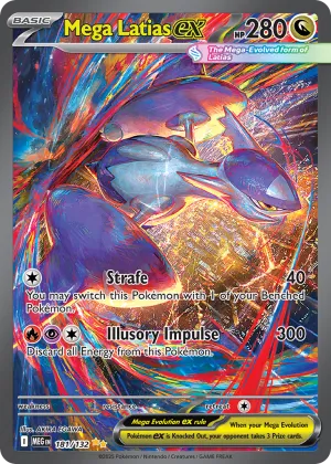 Mega Latias ex Pokémon Mega Evolution #181 Holo