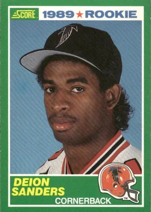 Deion Sanders 1989 Score Football #246