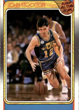 John Stockton 1988 Fleer All-Star Basketball #127