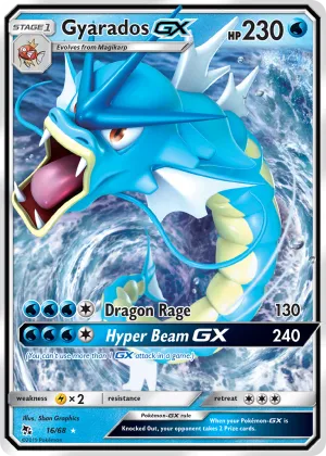 Gyarados-GX Pokémon Hidden Fates #16 Holo