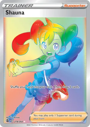 Shauna Pokémon Fusion Strike #278 Holo