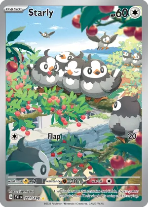 Starly Pokémon Scarlet & Violet #221 Holo
