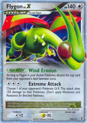 Flygon LV.X Pokémon Rising Rivals #105 Holo
