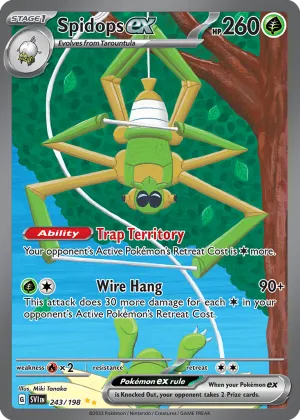 Spidops ex Pokémon Scarlet & Violet #243 Holo