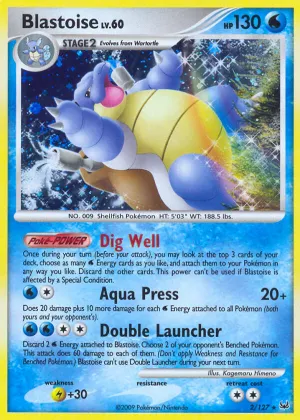 Blastoise Pokémon Platinum #2 Holo