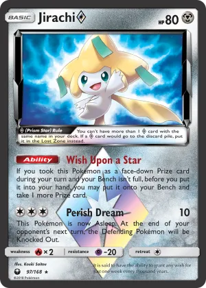 Jirachi ◇ Pokémon Celestial Storm #97 Holo