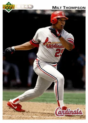 Milt Thompson 1992 Upper Deck Baseball #397