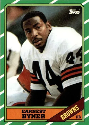 Earnest Byner 1986 Topps Football #189
