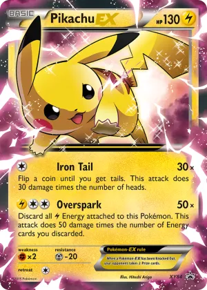Pikachu-EX Pokémon XY Black Star Promos #XY84 Holo