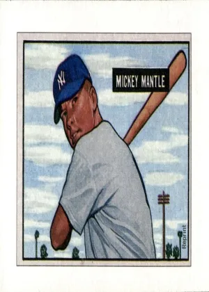 Mickey Mantle 1989 Bowman Inserts Baseball 1951 Reprint #NNO