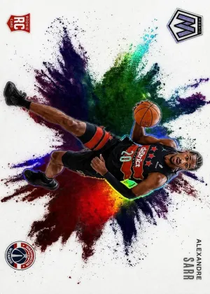 Alexandre Sarr 2024 Panini Mosaic Color Blast Basketball #3