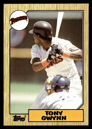 Tony Gwynn 1987 Topps Baseball Tiffany #530